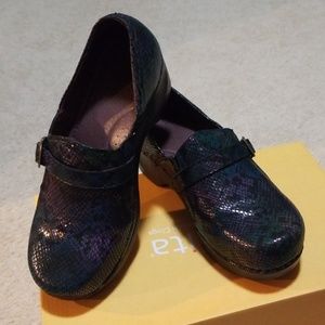 Purple Sanita Danish Clogs